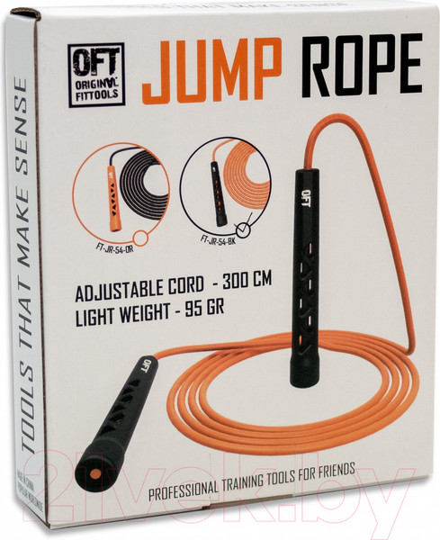 Изображение товара Скакалка Original FitTools FT-JR-54-BK