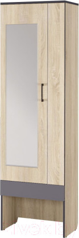 Изображение товара Секция в прихожую Аквилон Эльза №2 с зеркалом (дуб сонома)