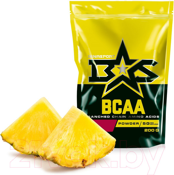 Изображение товара Аминокислоты BCAA Binasport Порошок (200г, ананас)