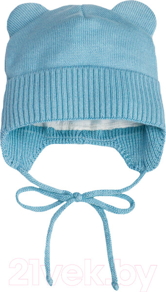 Изображение товара Шапочка для малышей Amarobaby Pure Love Bear / AB-OD21-PLB16/19-40 (голубой, р-р 40-42)