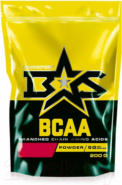 Изображение товара Аминокислоты BCAA Binasport Порошок (200г, натуральный вкус)