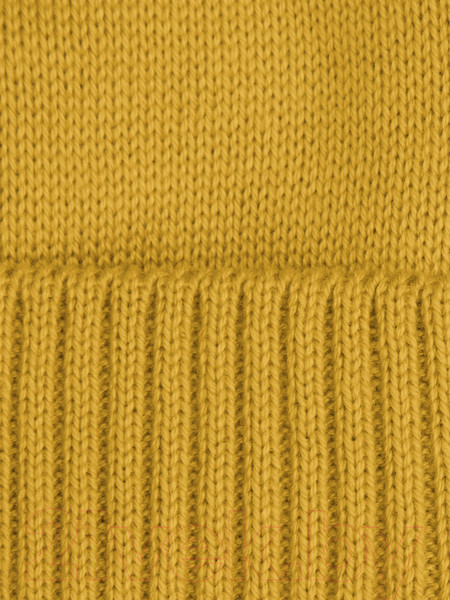 Изображение товара Шапочка для малышей Amarobaby Pure Love Bear / AB-OD21-PLB16/04-46 (желтый, р-р 46-48)