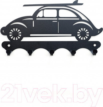 Изображение товара Ключница настенная KN Машина Beetle (черный)