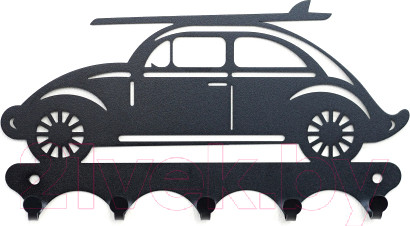 Изображение товара Ключница настенная KN Машина Beetle (черный)