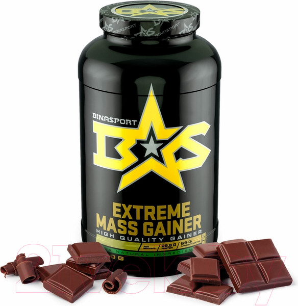 Изображение товара Гейнер Binasport Экстрим Масс (1500г, шоколад)