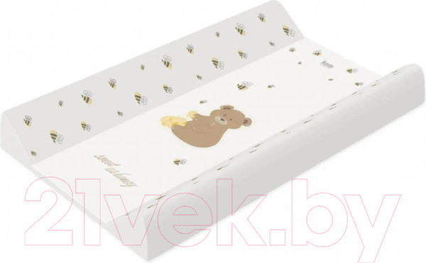 Изображение товара Доска пеленальная Nuovita Parallelo Honey Bear (49x80 белый)