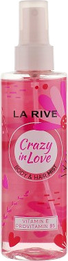 Изображение товара Спрей для тела La Rive Body & Hair Mist Crazy In Love Woman Парфюмированный (200мл)