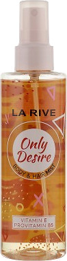 Изображение товара Спрей для тела La Rive Body & Hair Mist Only Desire Woman Парфюмированный (200мл)