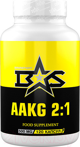 Изображение товара Аминокислота AAKG Binasport 2:1 (капсулы по 500мг, N120)