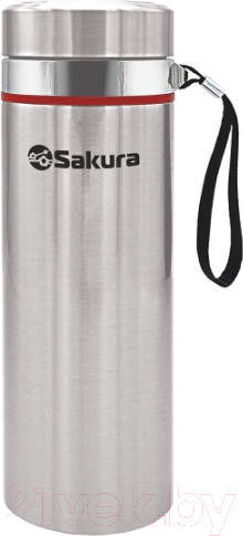 Изображение товара Термос для напитков Sakura TH-02-1000S  (серебристый)