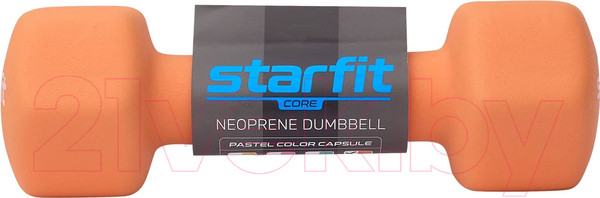 Изображение товара Гантель Starfit DB-201 (2кг, оранжевый пастель)