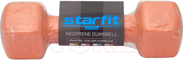 Изображение товара Гантель Starfit DB-201 (2кг, оранжевый пастель)