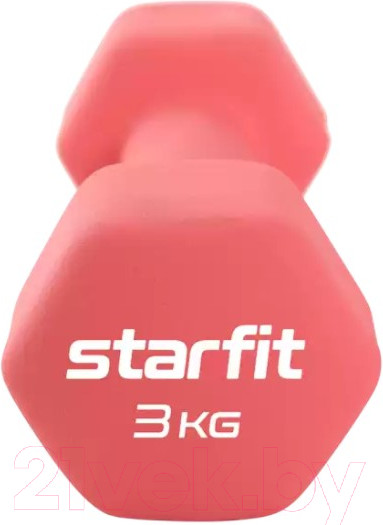 Изображение товара Гантель Starfit DB-201 (3кг, коралловый)