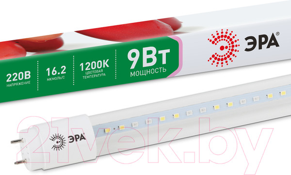 Изображение товара Светильник для растений ЭРА FITO-9W-Ra90-Т8-G13-NL / Б0042988