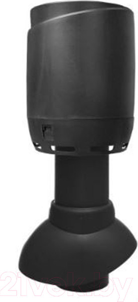 Изображение товара Выход вентиляционный на крышу Vilpe Flow С колпаком 110Р/300 / 350232-2 (черный)