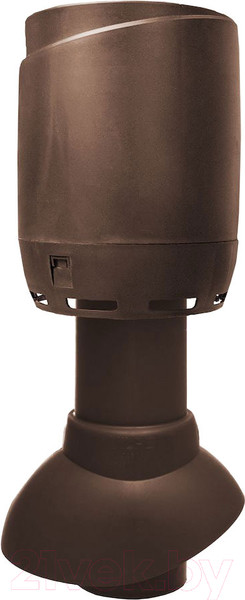 Изображение товара Выход вентиляционный на крышу Vilpe Flow С колпаком 110Р/300 / 350234-2 (коричневый)