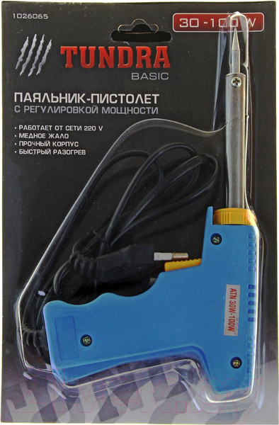 Изображение товара Паяльный пистолет Tundra 1026065