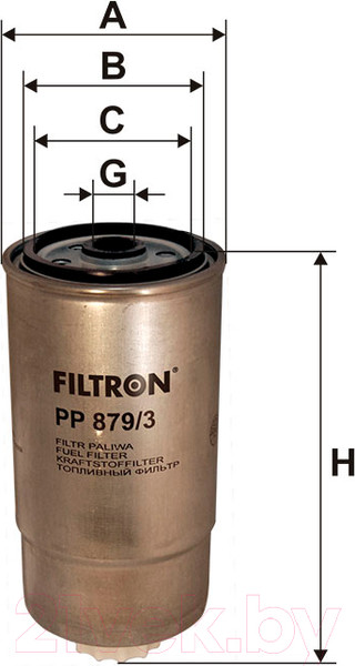 Изображение товара Топливный фильтр Filtron PP879/3