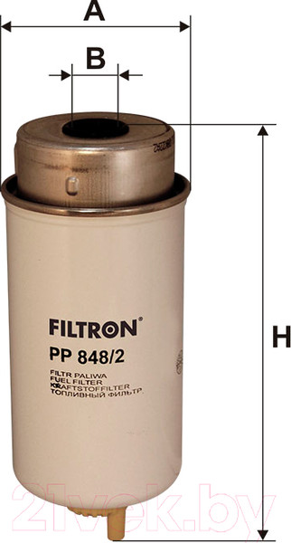 Изображение товара Топливный фильтр Filtron PP848/2