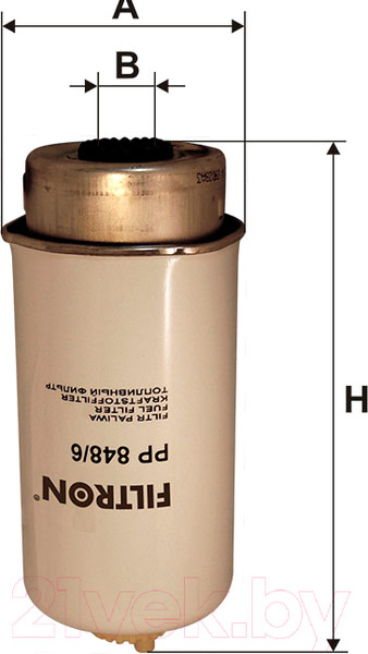 Изображение товара Топливный фильтр Filtron PP848/6