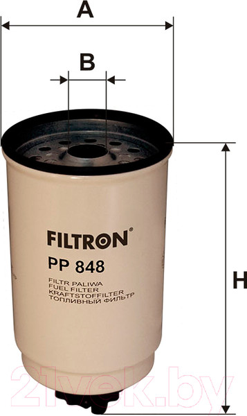 Изображение товара Топливный фильтр Filtron PP848