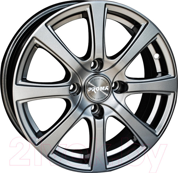 Изображение товара Литой диск Proma Колизей 15x6" 4x108мм DIA 65.1мм ET 27мм Nero
