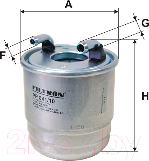 Изображение товара Топливный фильтр Filtron PP841/10