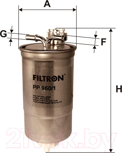 Изображение товара Топливный фильтр Filtron PP960/1