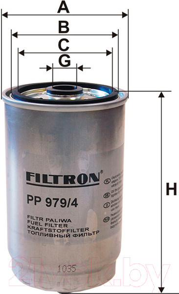 Изображение товара Топливный фильтр Filtron PP979/4