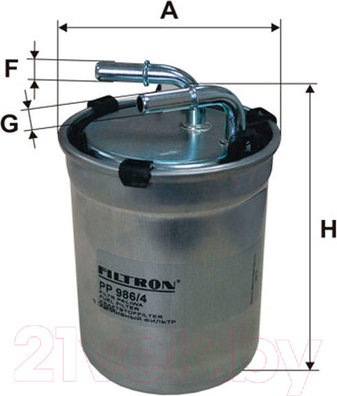 Изображение товара Топливный фильтр Filtron PP986/4