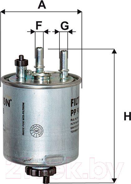 Изображение товара Топливный фильтр Filtron PP988