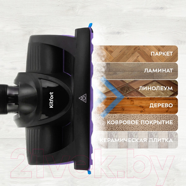 Изображение товара Вертикальный пылесос Kitfort KT-535-1 (черный)