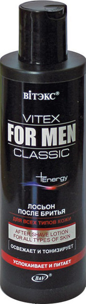 Изображение товара Лосьон после бритья Витэкс For Men Classic Для всех типов кожи (200мл)