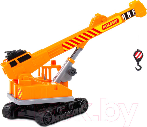 Изображение товара Кран игрушечный Полесье Монолит Гусеничный / 89649
