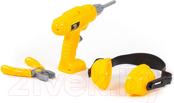 Изображение товара Набор инструментов игрушечный Полесье №22 / 91109 (3эл)