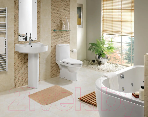 Изображение товара Коврик для ванной Рыжий кот Cozy / 102529 (бежевый)