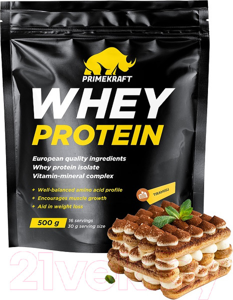 Изображение товара Протеин Prime Kraft Whey Тирамису (500г)
