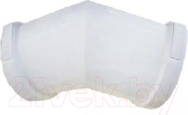 Изображение товара Угол желоба Технониколь ПВХ 135 градусов / 374746 (белый)