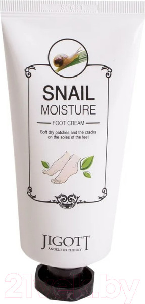 Изображение товара Крем для ног Jigott Муцин улитки Snail Moisture Foot Cream (100мл)