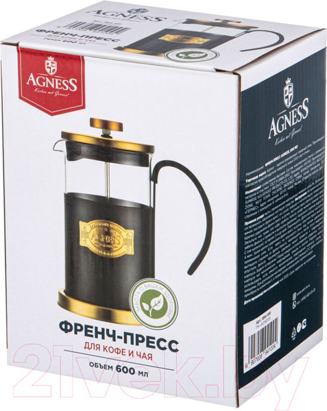 Изображение товара Френч-пресс Agness 894-100