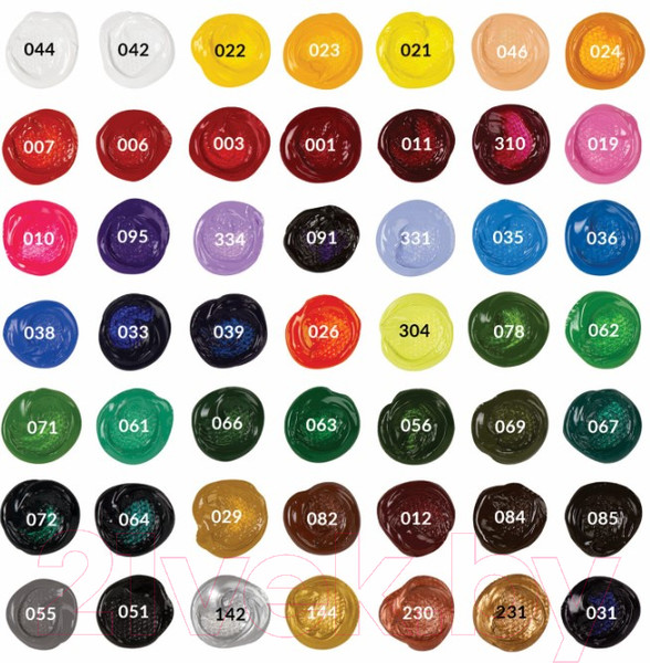 Изображение товара Акриловые краски Brauberg Art Classic / 191724 (54шт)