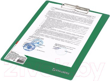 Изображение товара Планшет с зажимом Brauberg Contract / 228682 (зеленый)