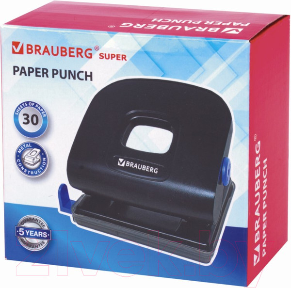 Изображение товара Дырокол Brauberg Extra / 229092 (черный)