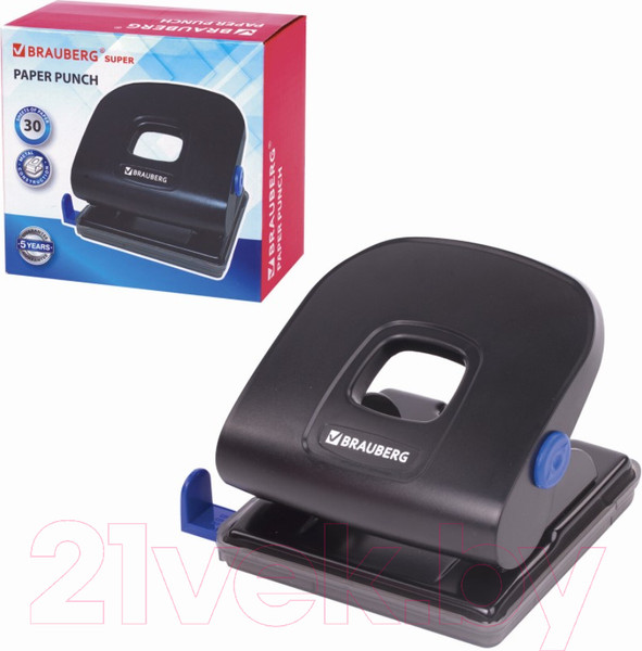 Изображение товара Дырокол Brauberg Extra / 229092 (черный)