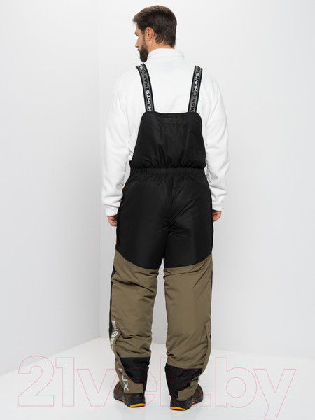 Изображение товара Костюм для охоты и рыбалки Huntsman Siberia Lux Хаки/Черный / 2572 (р-р 52-54/170-176)