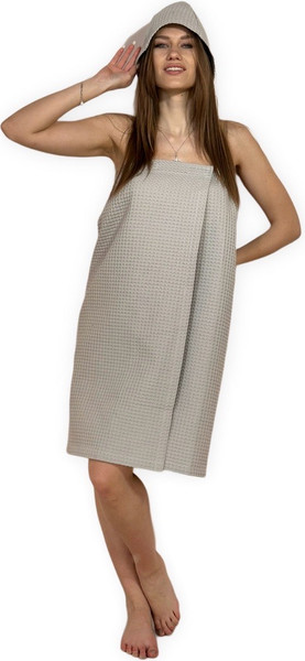 Изображение товара Парео для бани Lilia 21С-0147 (серый)