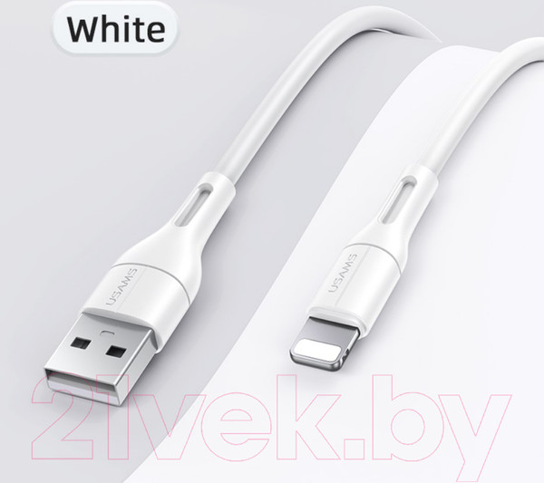 Изображение товара Кабель Usams U68 Lightning / US-SJ500 (1м, белый)