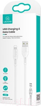 Изображение товара Кабель Usams U68 Lightning / US-SJ500 (1м, белый)