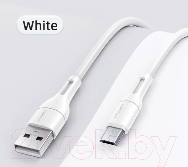 Изображение товара Зарядный кабель Usams U68 Micro / US-SJ502 (1м, белый)