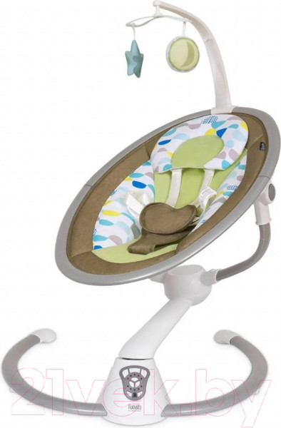 Изображение товара Детский шезлонг Nuovita Mistero MS3 (зеленые холмы)